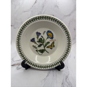 Portmeirion Botanic Garden Convolvulus 8 1/2" Rim Soup Bowl Trailing Bindweed